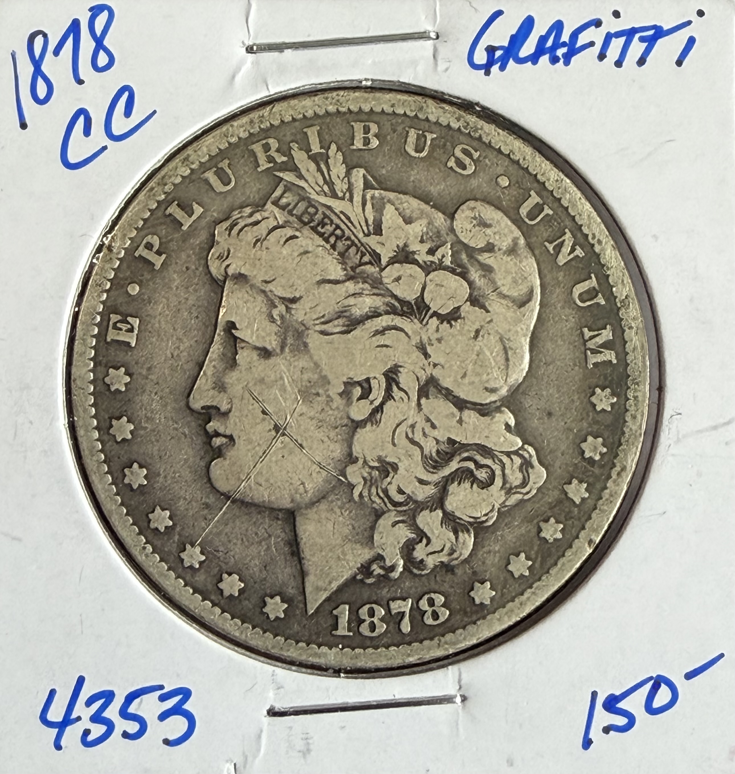 1878 cc MORGAN DOLLAR