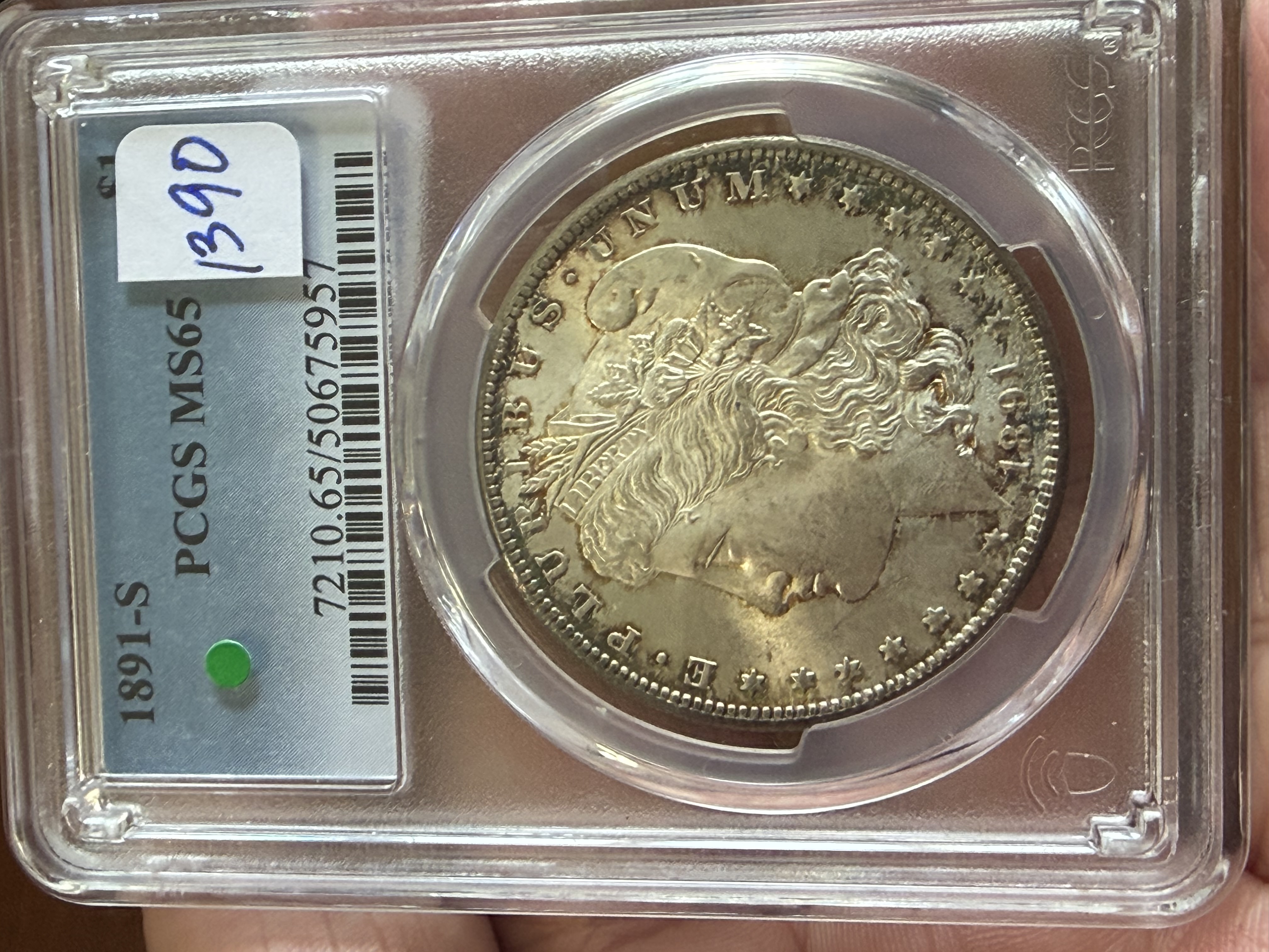 1891 S MS65 MORGAN DOLLAR