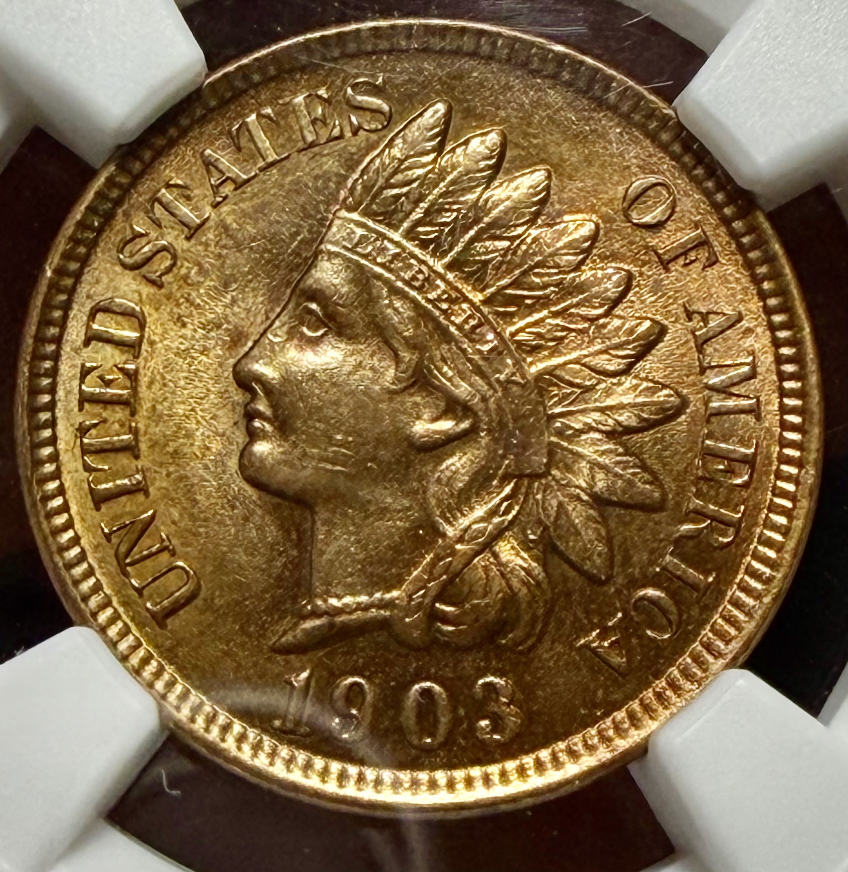 1903 INDIAN HEAD CENT view 2