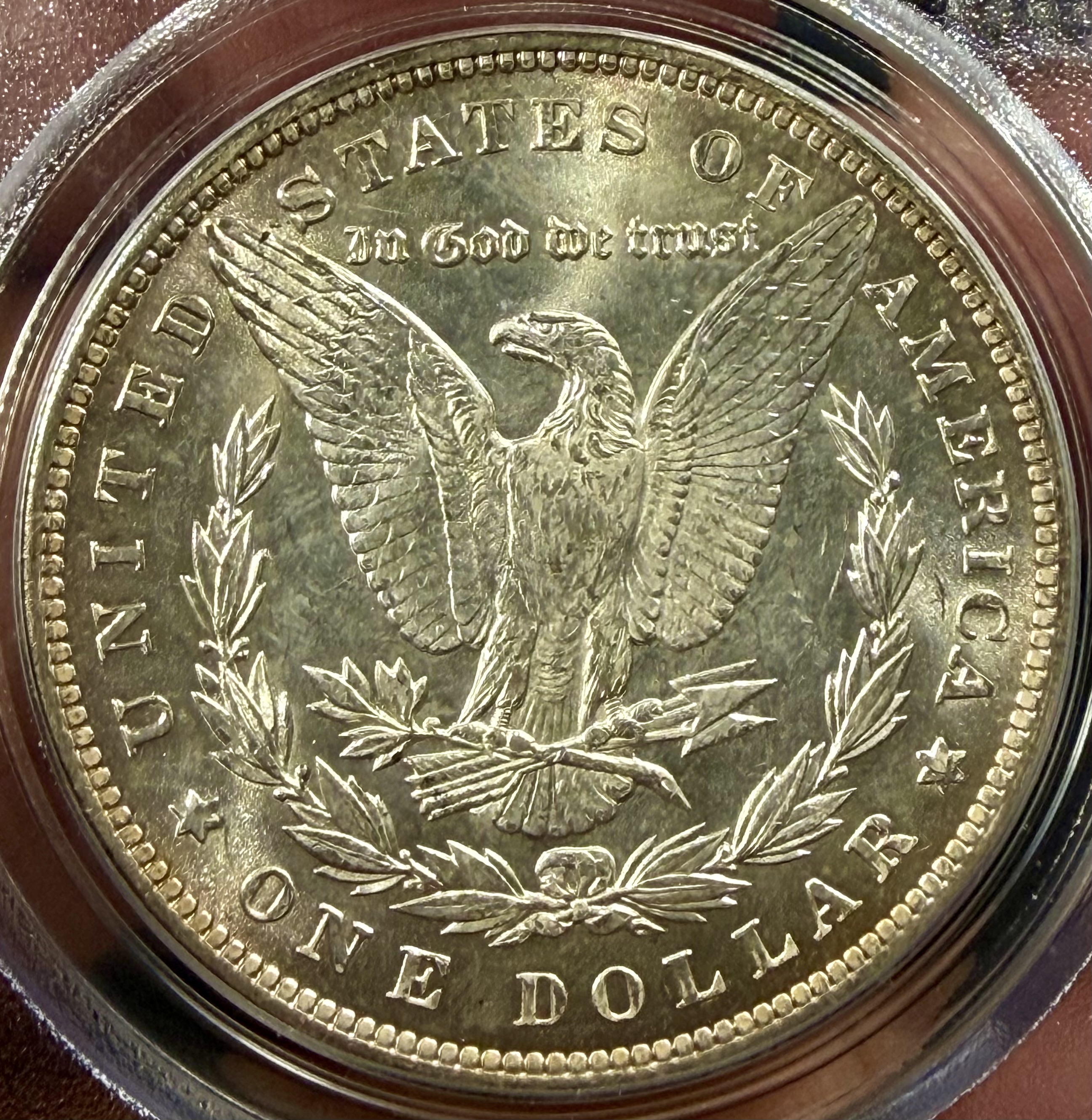 1891 MORGAN DOLLAR OGH view 3