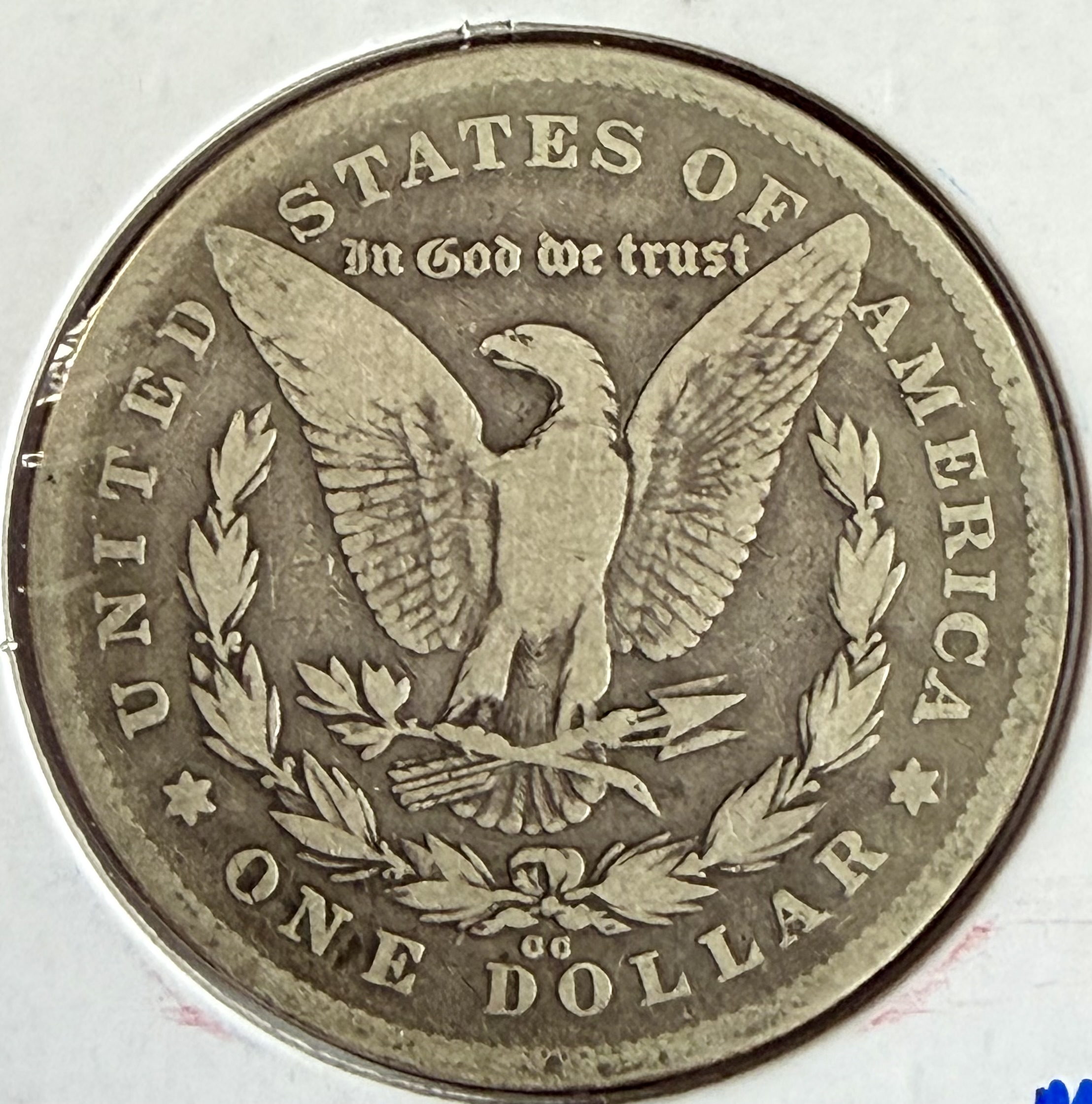 1878 cc MORGAN DOLLAR  view 2