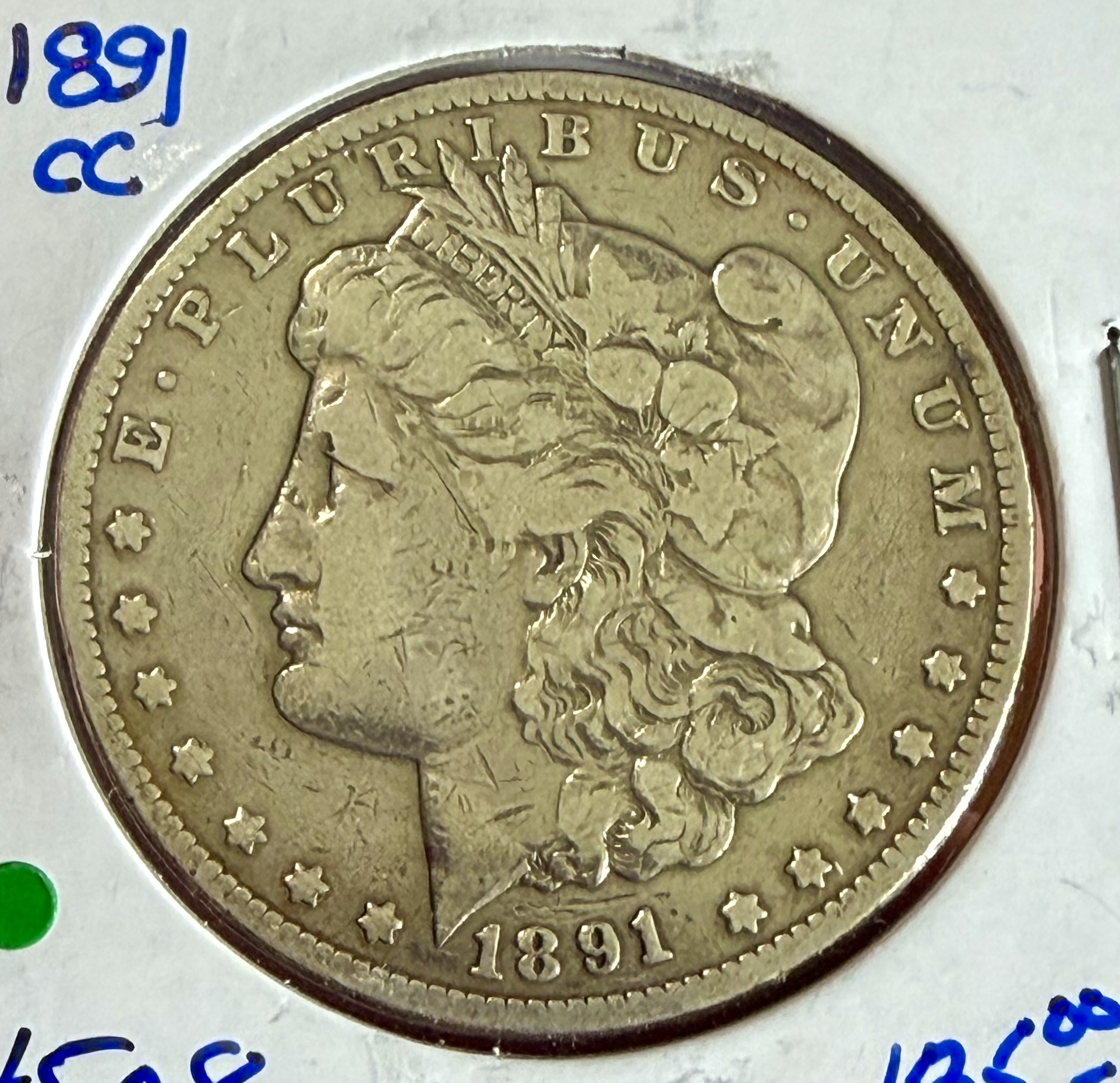 1891 cc Morgan Dollar