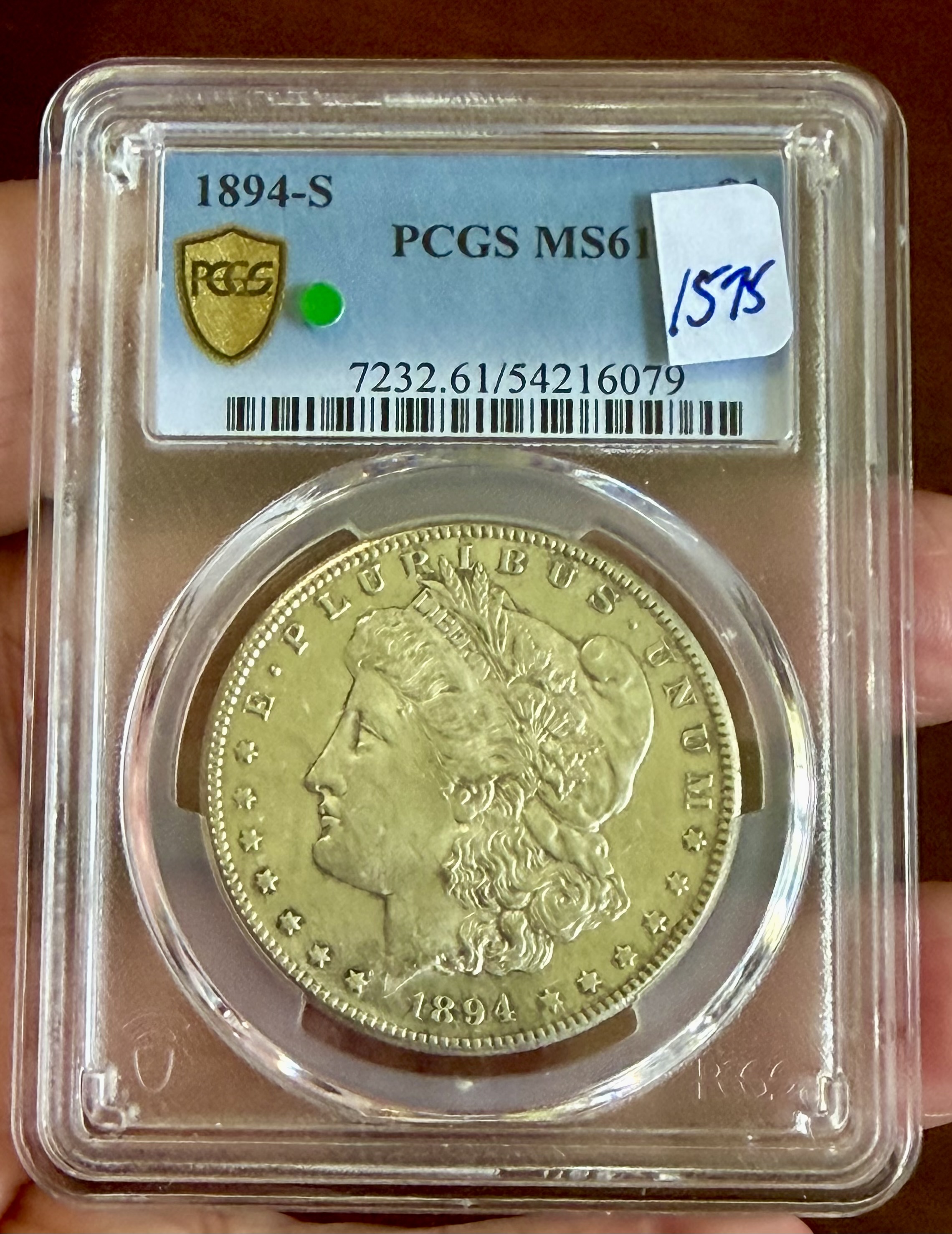 1894 S MS61 MORGAN DOLLAR