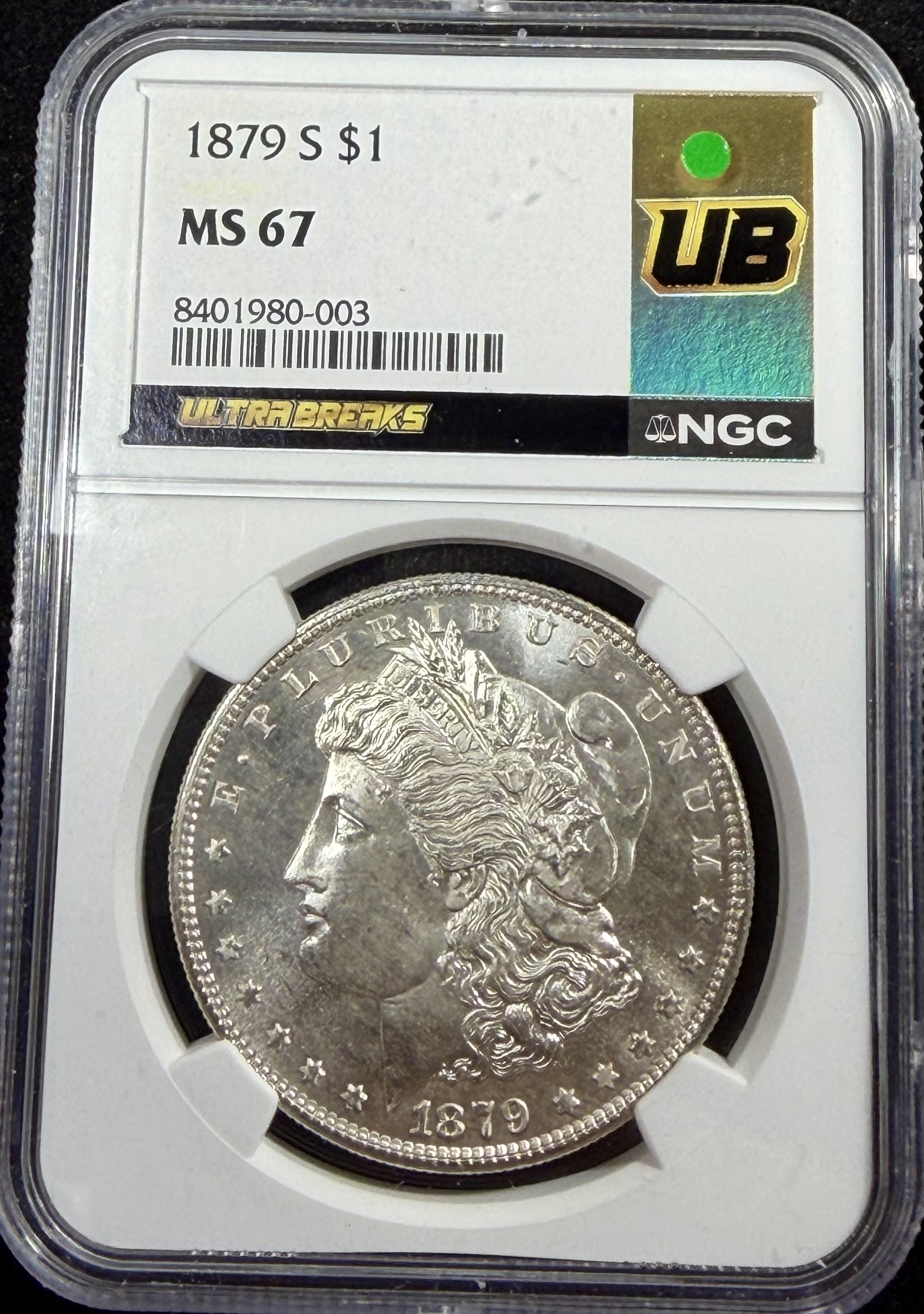 1879 S MORGAN DOLLAR 