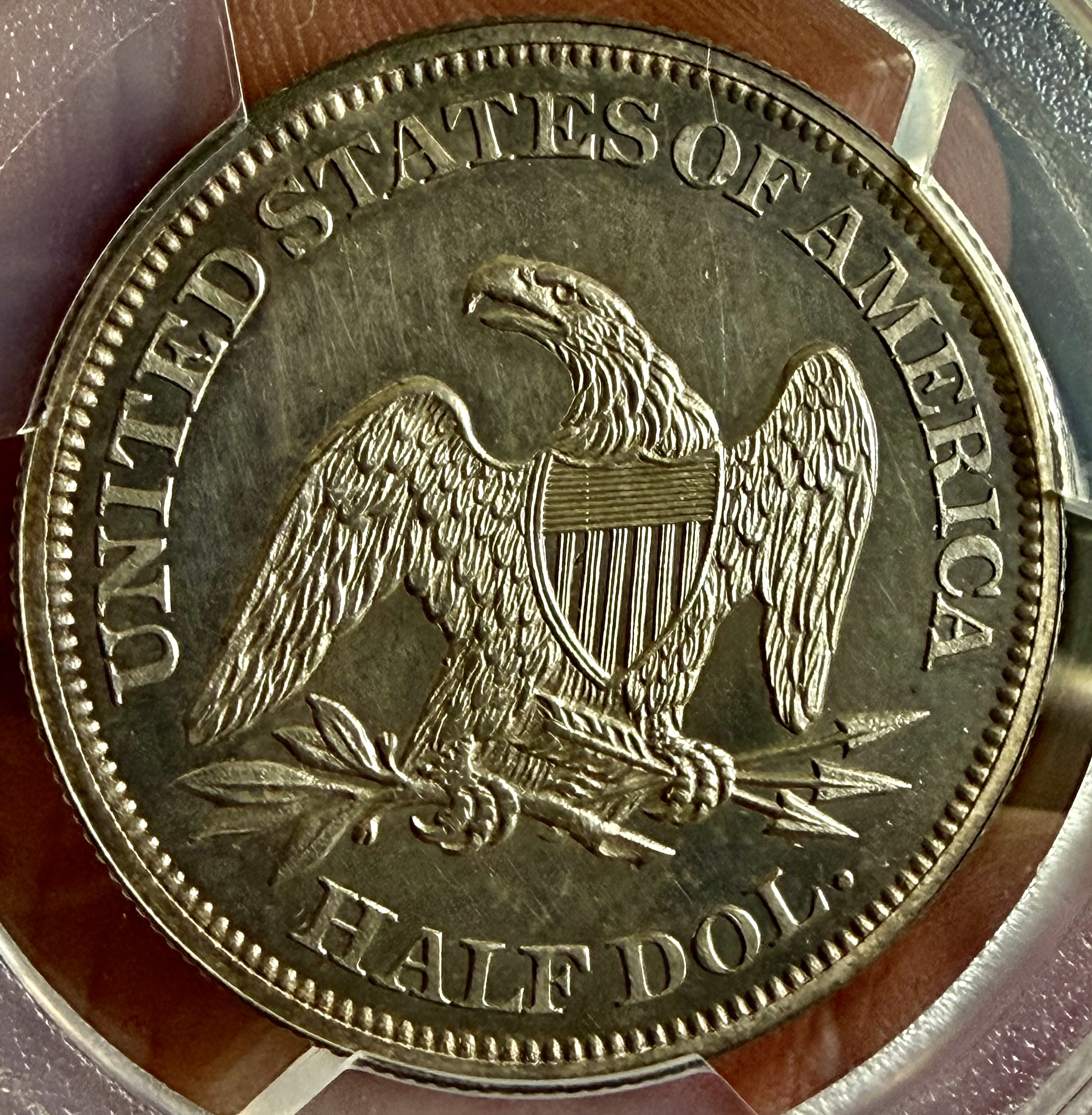 1863 PR63 CAM HALF DOLLAR  view 3