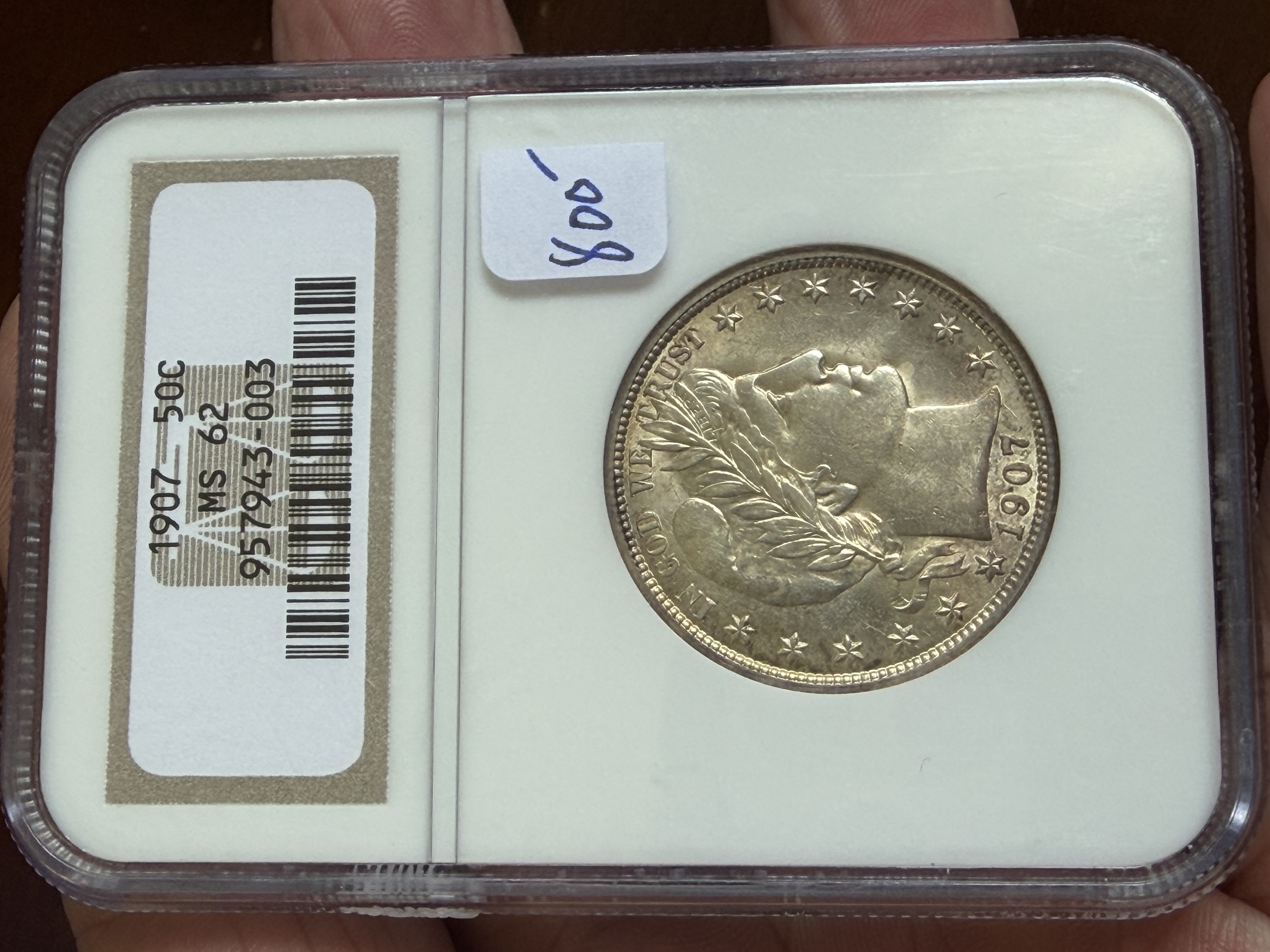 1907 BARBER HALF