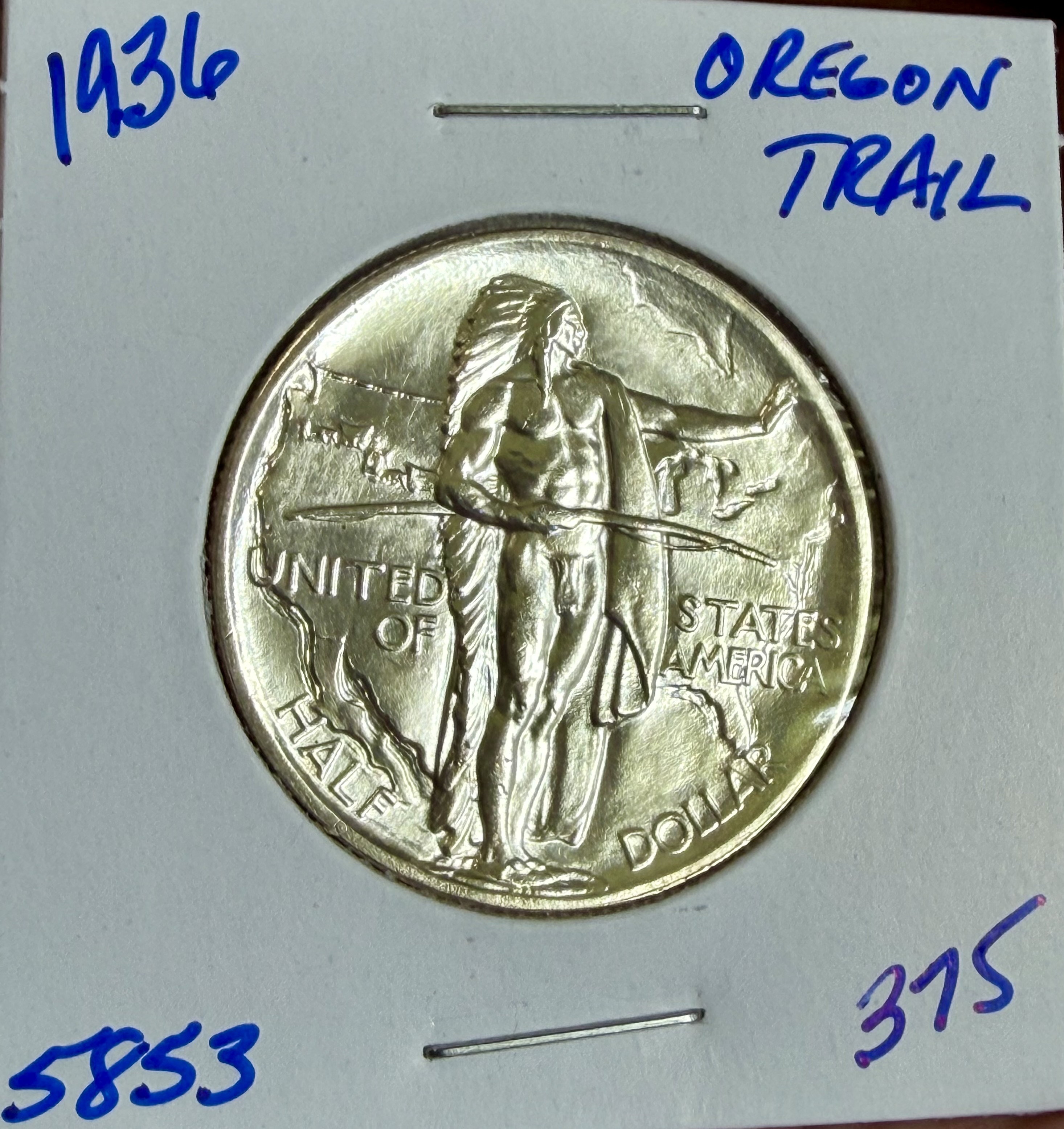 1936 OREGON TRAIL COMMEM