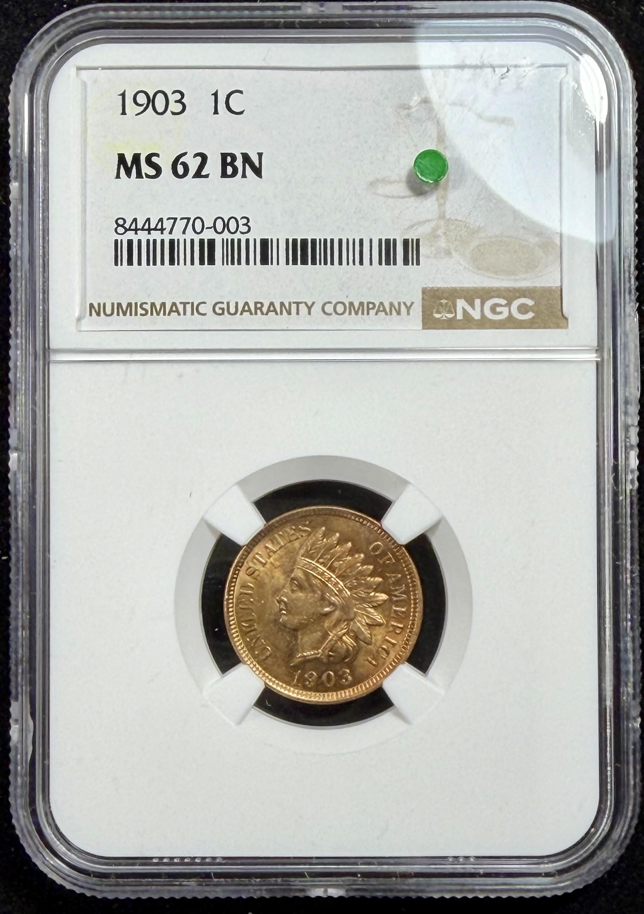 1903 INDIAN HEAD CENT