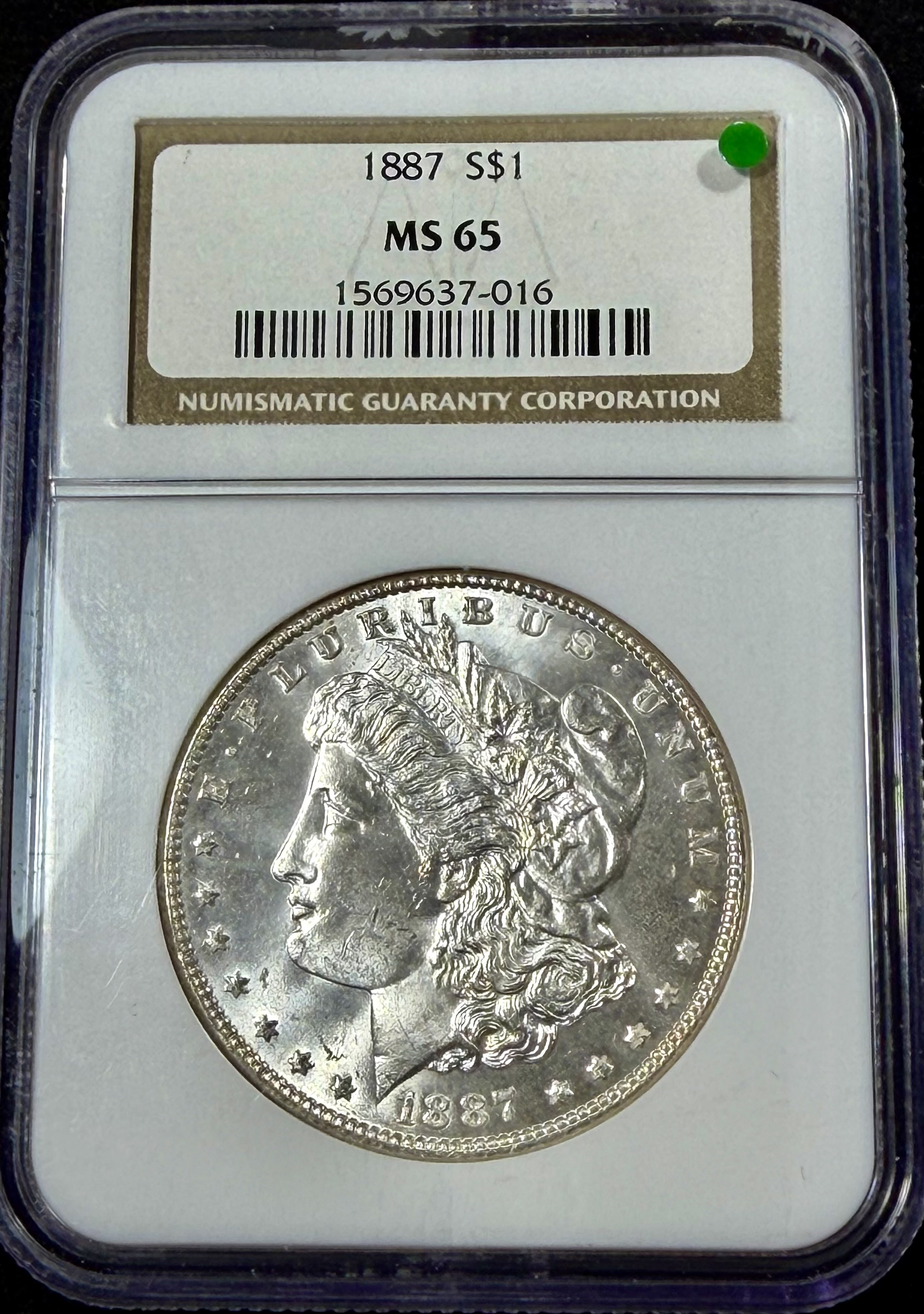 1887 MORGAN DOLLAR 