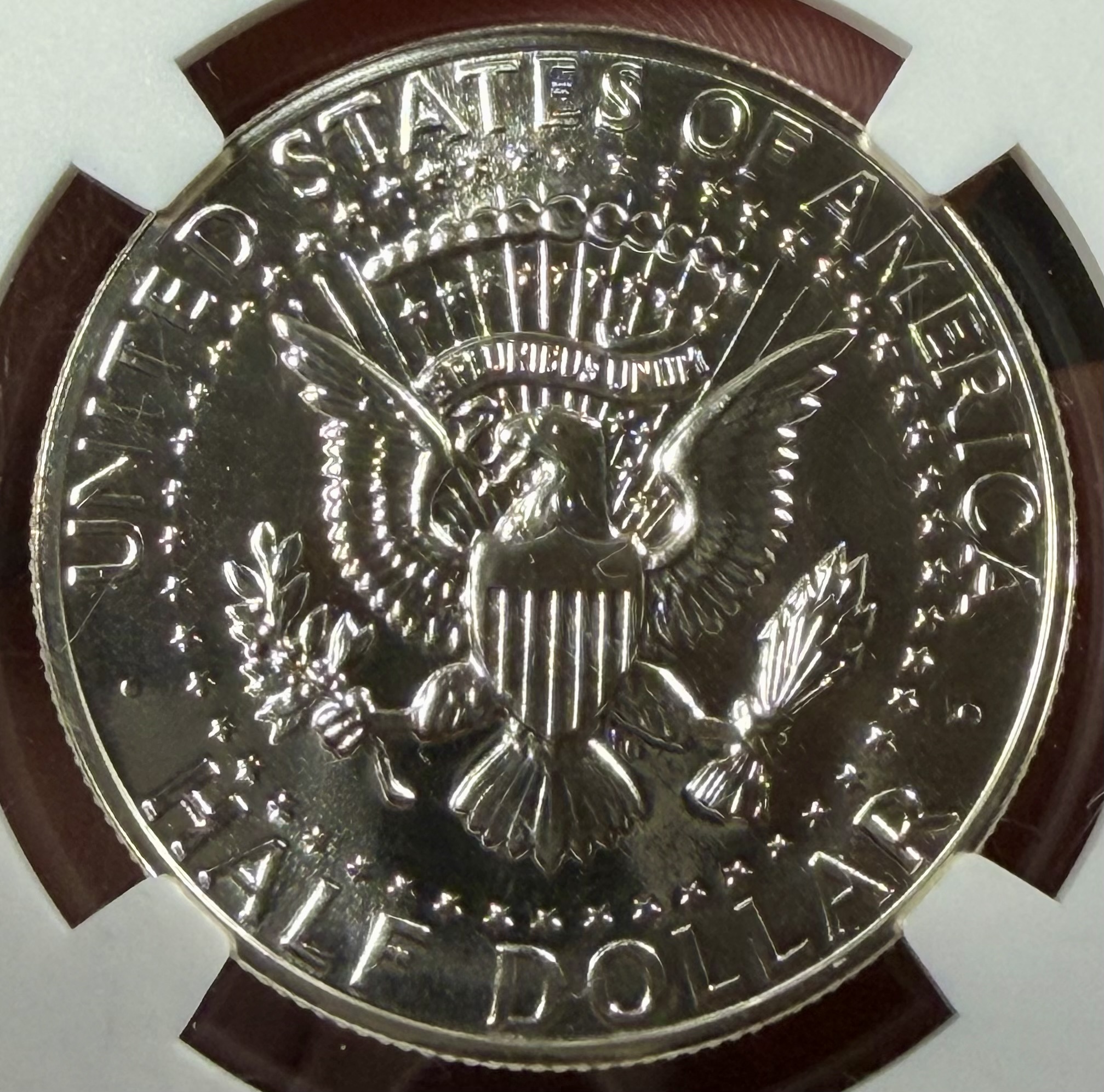 1964 PROOF KENNEDY HALF view 3