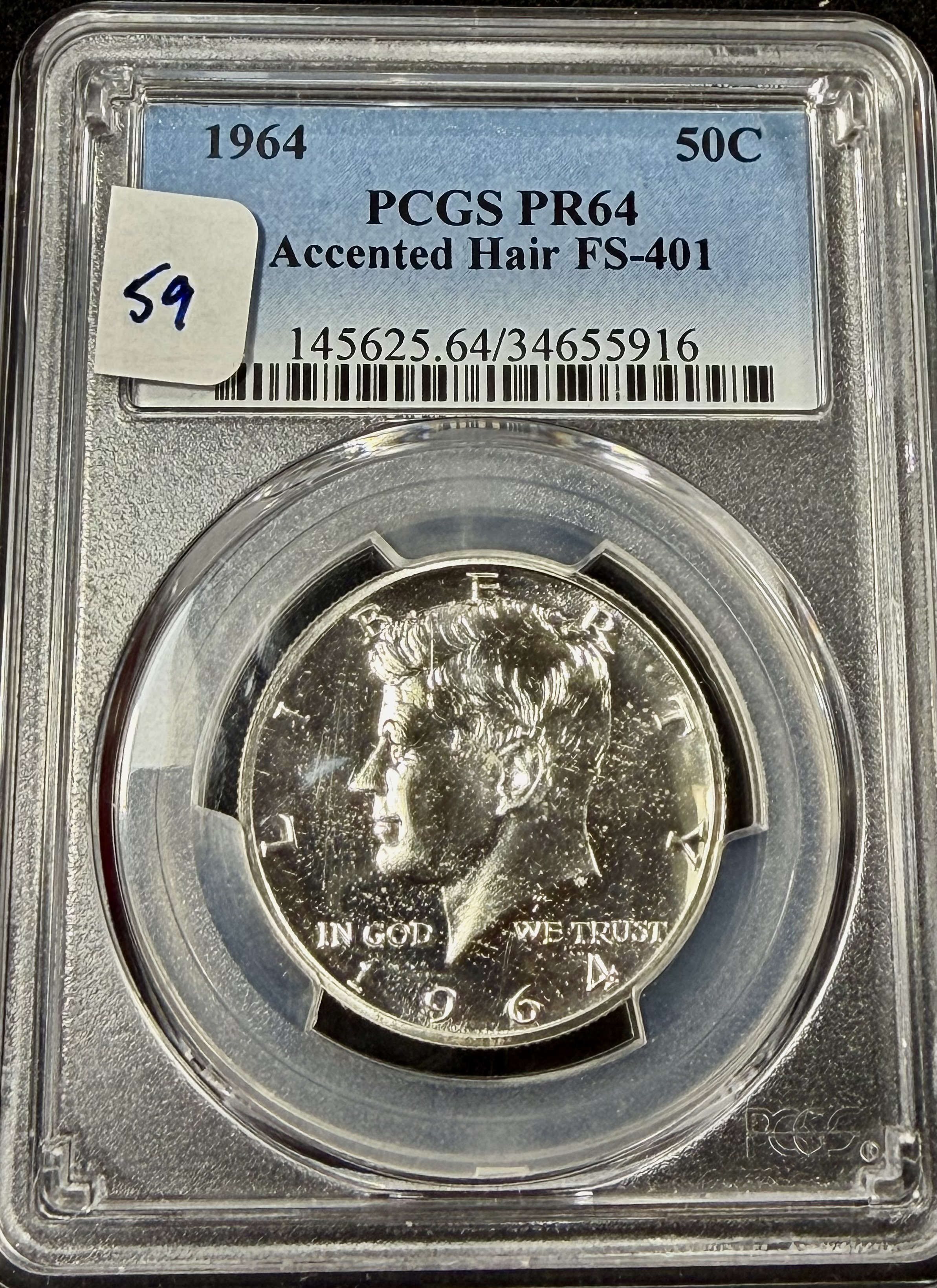 1964 KENNEDY HALF FS401