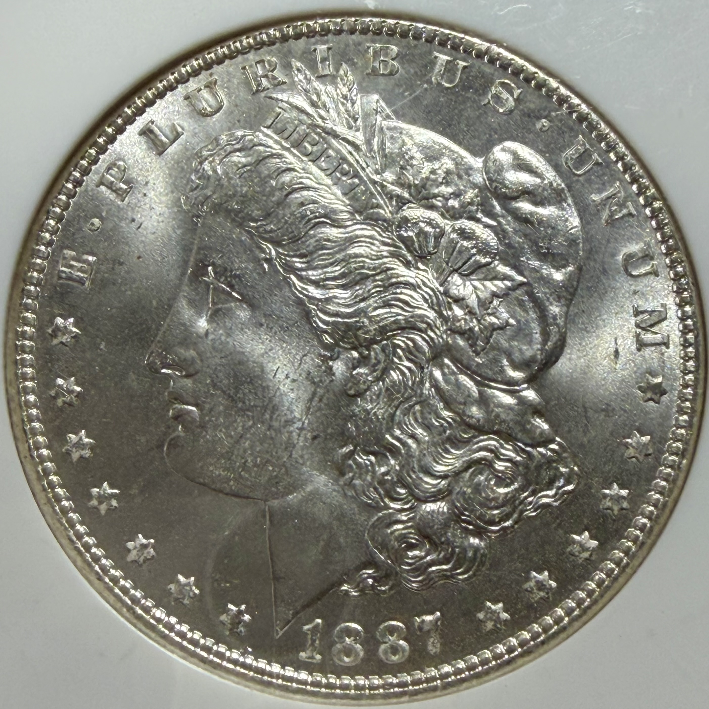 1887 MORGAN DOLLAR  view 2