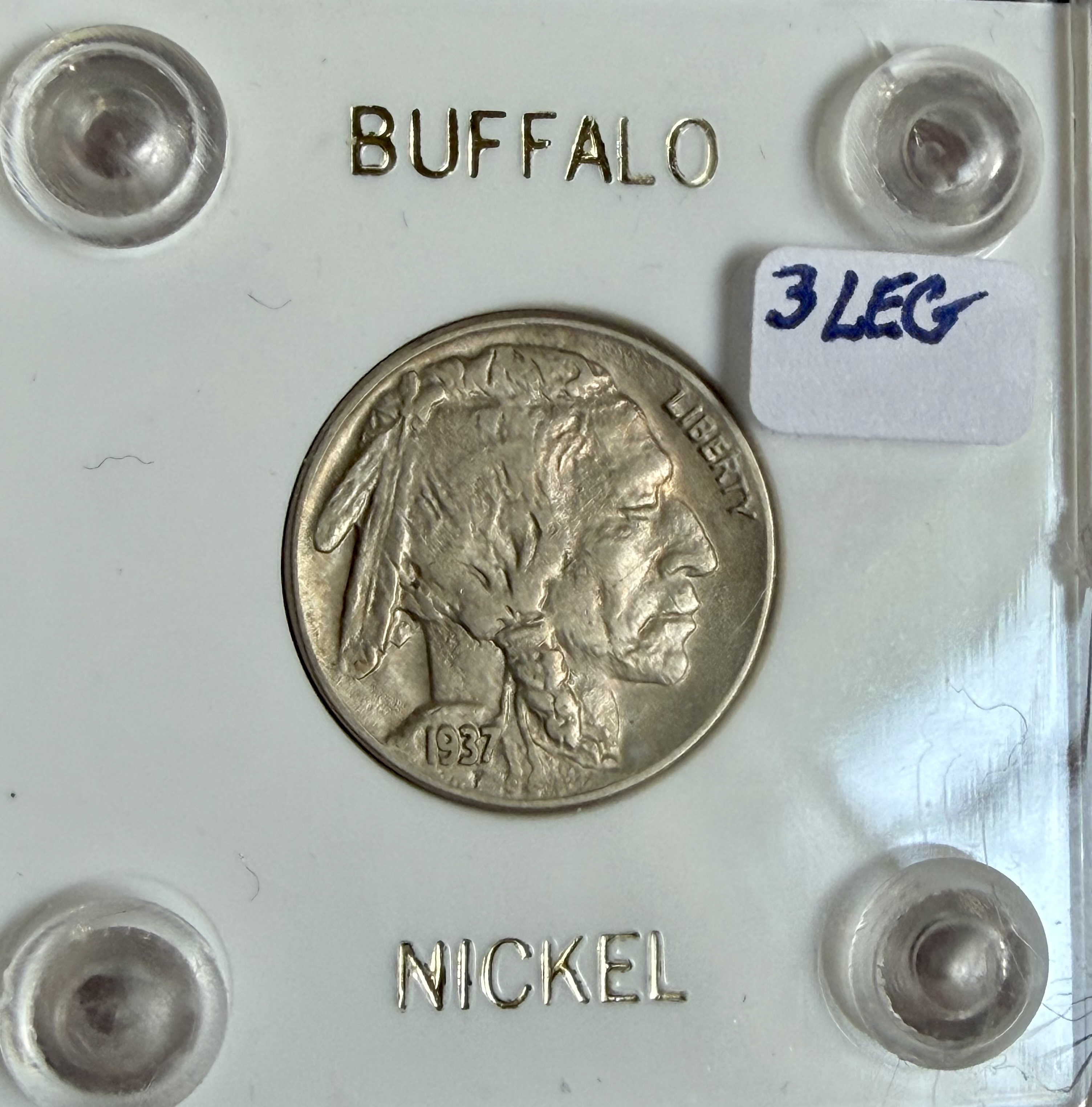 1937D THREE LEG BUFFALO  view 3