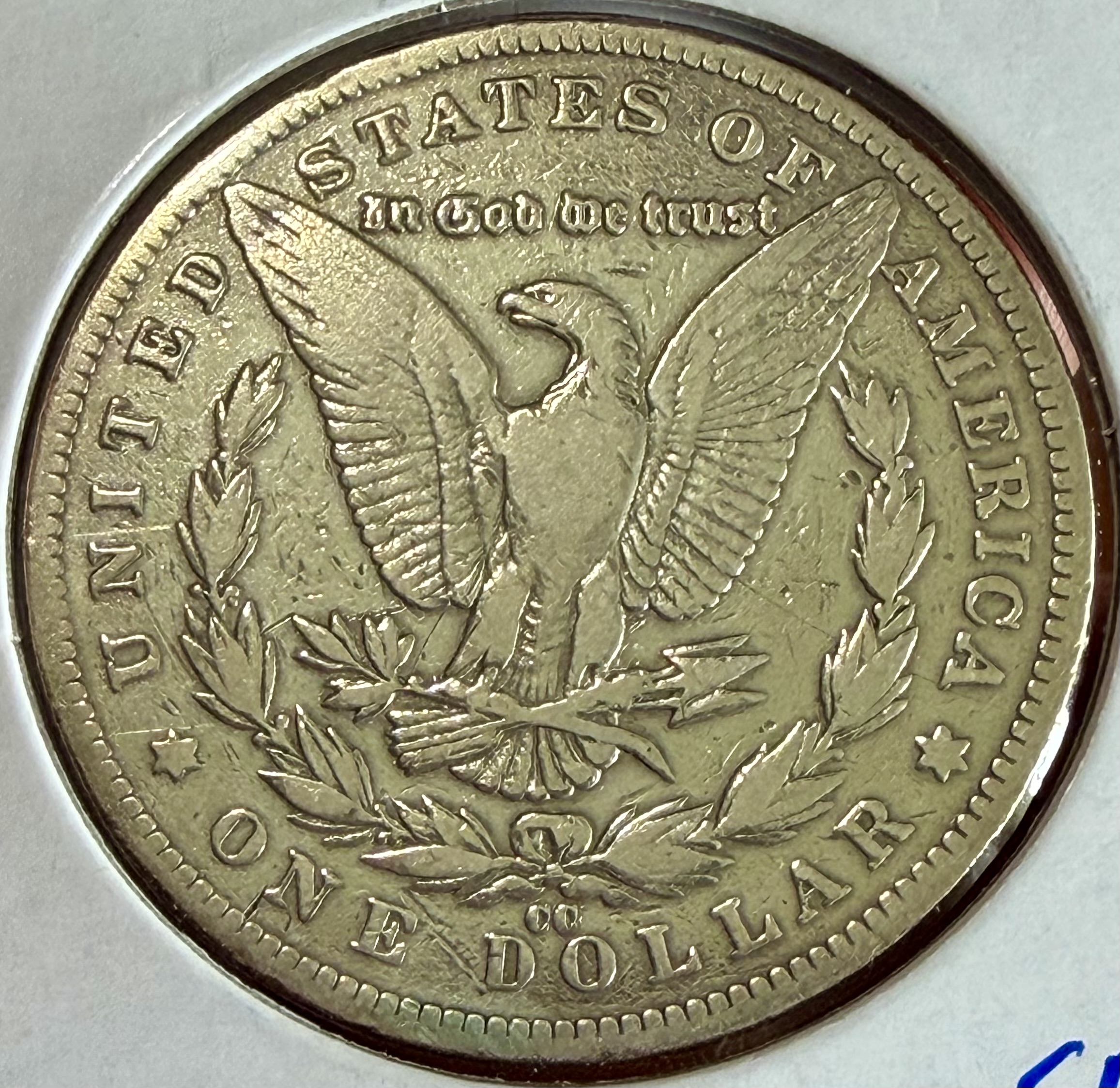 1891 cc Morgan Dollar view 2